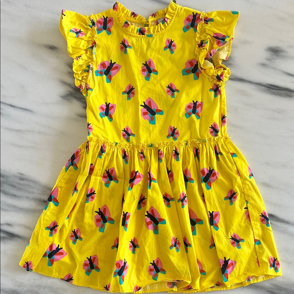 Stella McCartney Yellow butterfly Kids Dress girls 6